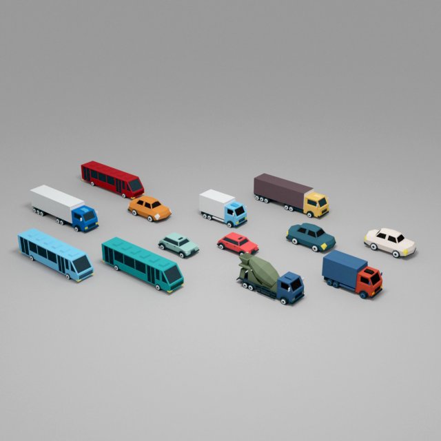 Car low poly Low-poly 3D Model