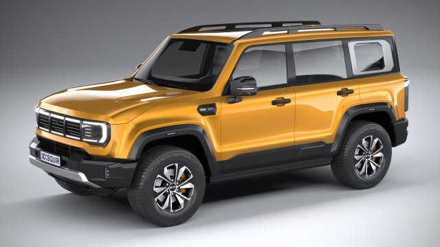 BAIC Beijing BJ40 2023 3D Model