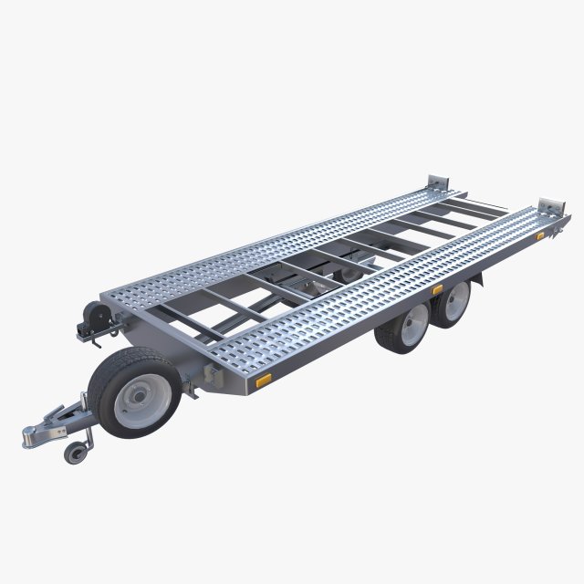 Car trailer v1 3D Model