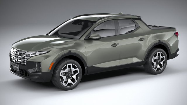 Hyundai Santa Cruz 2022 3D Model