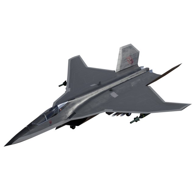 Mitsubishi F-3 F-X Godzilla 3D Model