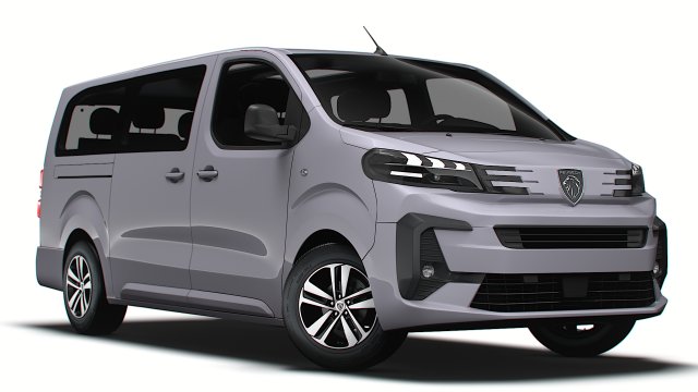 Peugeot e Traveller L3 2024 3D Model