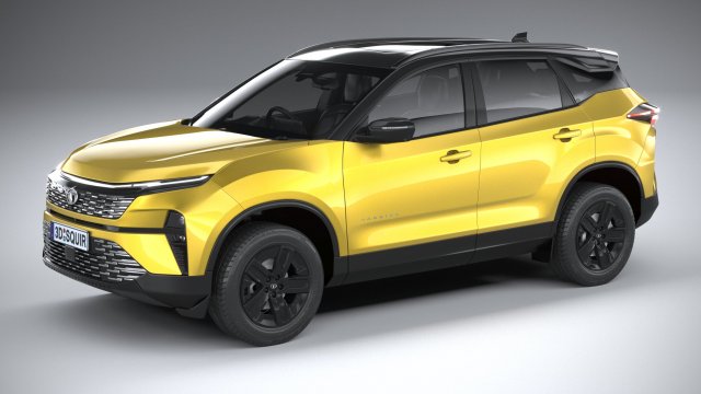 Tata Harrier 2024 3D Model