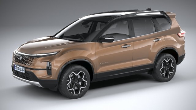 Tata Safari 2024 3D Model