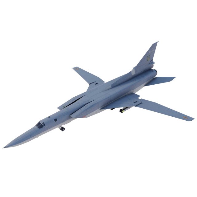 Tupolev Tu-22M3 Backfire 3D Model