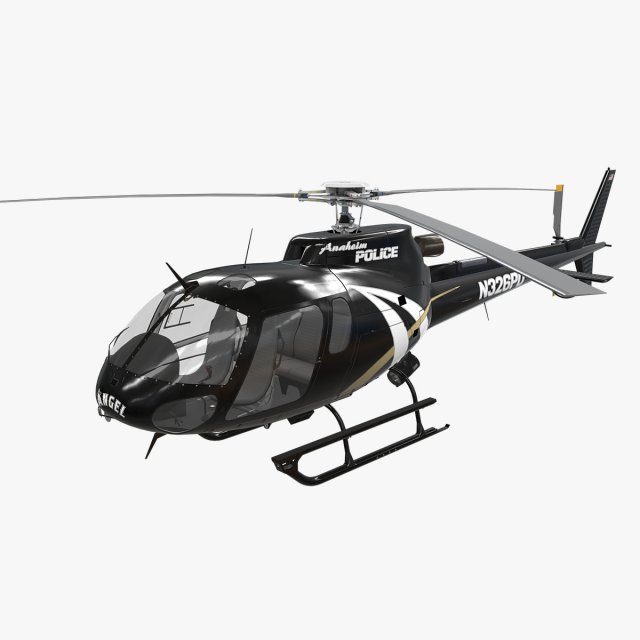 as-350 anaheim police 3D Model