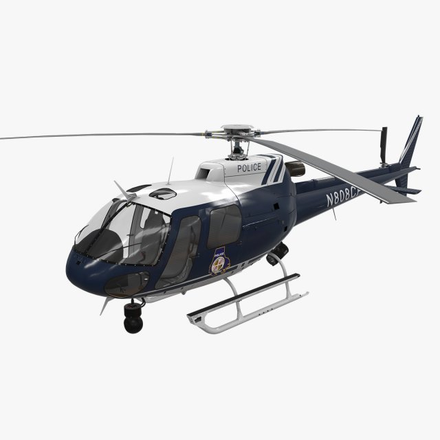 as-350 baltimore county police 3D Model