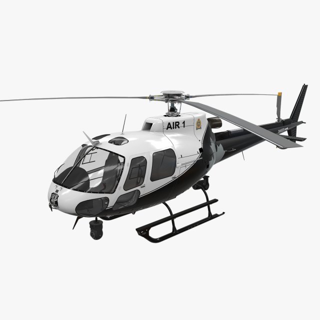 as-350 edmonton police service 3D Model