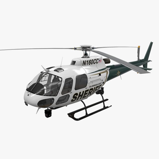 as-350 hillsborough county sheriff 3D Model