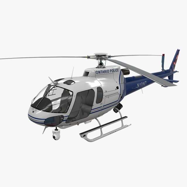 as-350 ontario police 3D Model