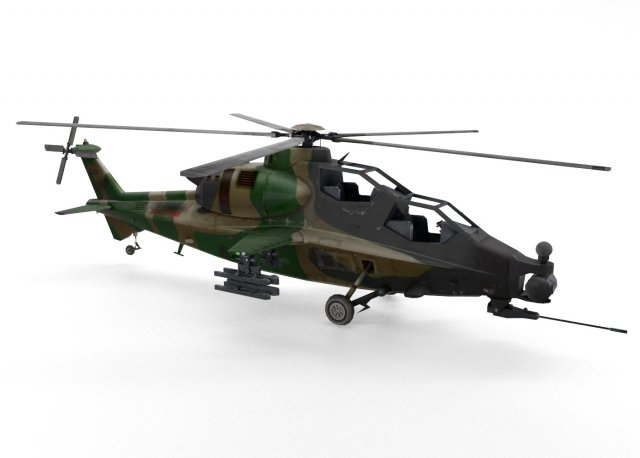 caic z-10 helicopter 3D Model