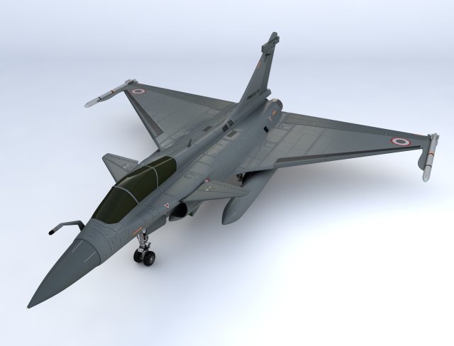 dassault rafale fighter jet 3D Model