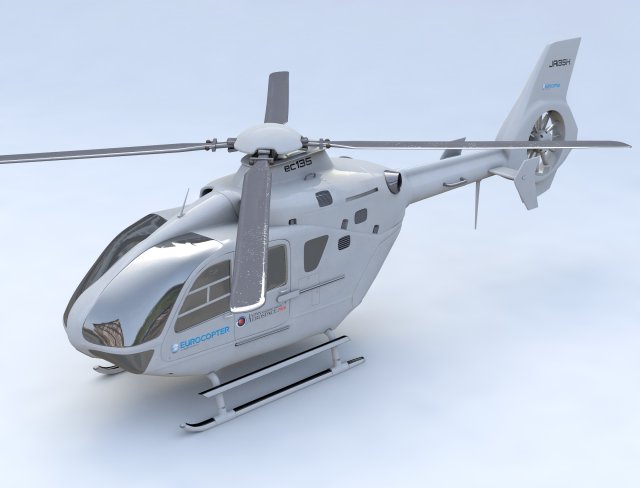 eurocopter ec 135 helicopter 3D Model