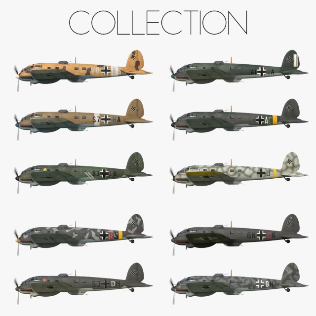 heinkel he 111 – mega collection 3D Model