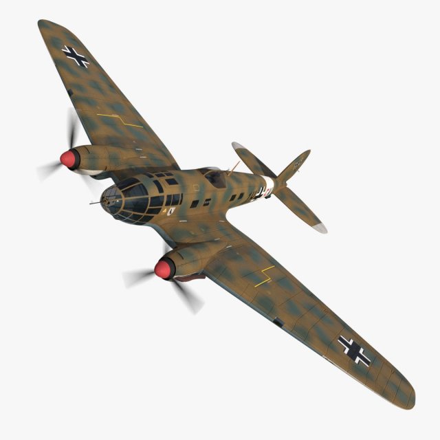 heinkel he 111 1h-fk 3D Model