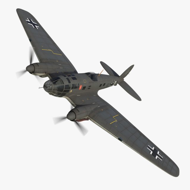 heinkel he 111 5j-dm 3D Model