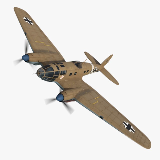 heinkel he 111 s7-ha 3D Model