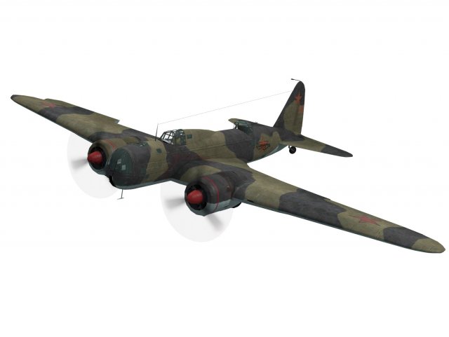 ilyushin db-3 3D Model