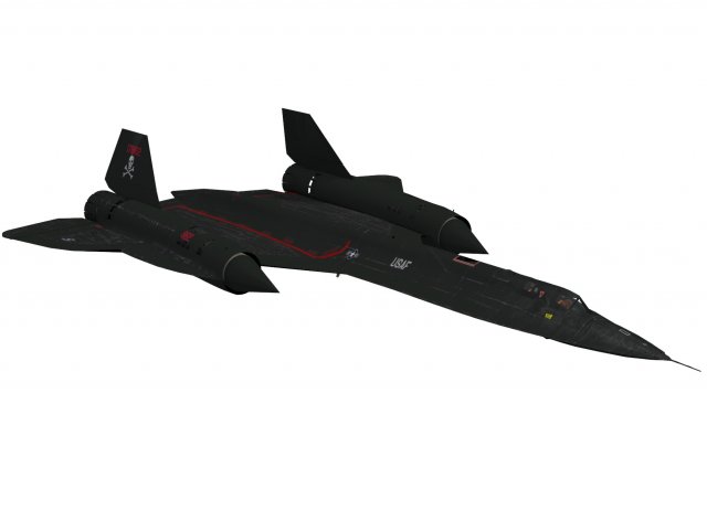 lockheed sr-71 blackbird 3D Model