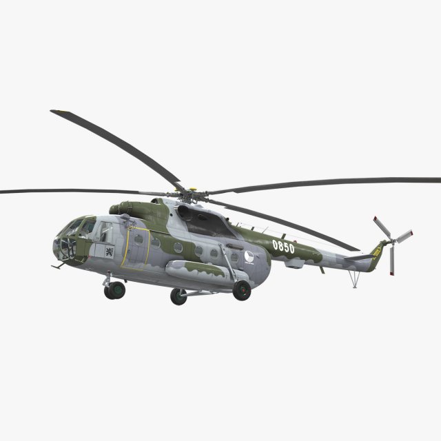 mi-17 czech air force 3D Model