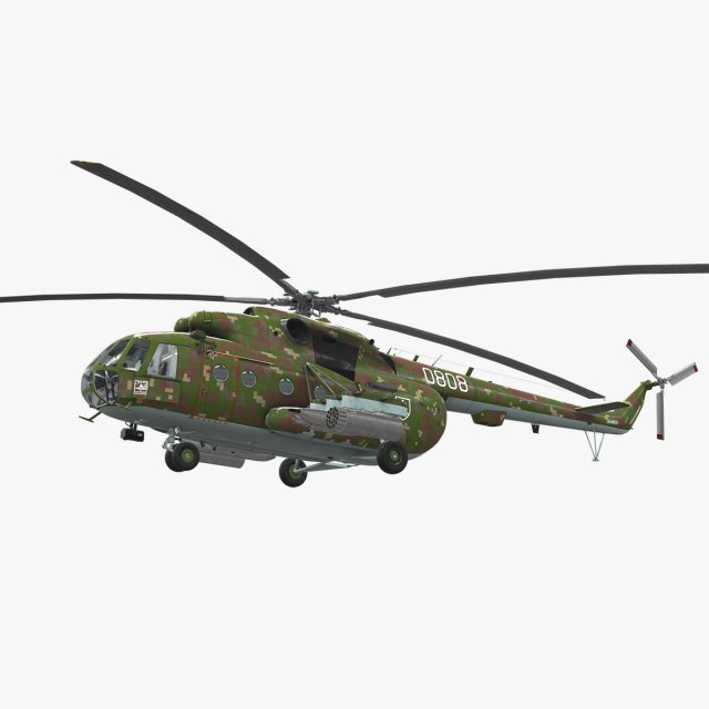 mi-17 slovak air force 3D Model