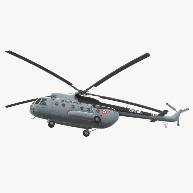 mi-8t india air force 3D Model