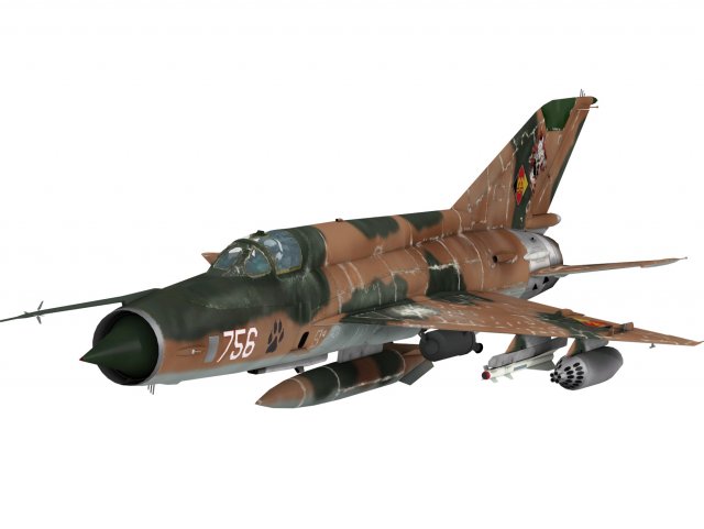 mikoyan gurevich mig-21 fishbed 3D Model