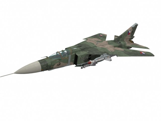 mikoyan gurevich mig-23 flogger 3D Model