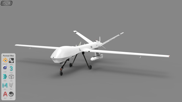 mq-9 3D Model