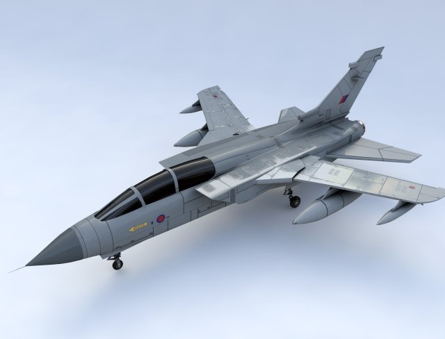 torando gr 1 lightwave fighter jet 3D Model